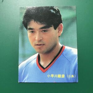 1985年　カルビー　プロ野球カード　85年　43番　広島　小早川　　　【管理NO:4-29】