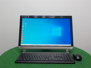 WEBカメラ/中古/WIN10爆速新品SSD512/フルHD21型一体型/TOSHIBA　東芝　D71/PB　MSoffice2019搭載　送料無料