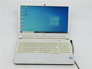 カメラ/中古/15.6型ノートPC/Win10/新品SSD512/8GB/2世代i7/FMV　AH53/J MOffice新品無線マウス/HDMI/無線WIFI/Bluetooth/テンキー/搭載