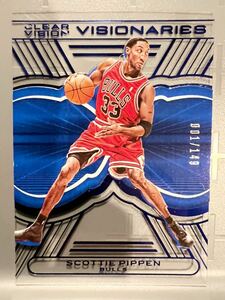 001/149 Insert 18-19 Panini Scottie Pippen スコッティ ピッペン NBA Bulls シカゴ ブルズ ユニフォーム Michael Jordan 同僚 バスケ