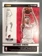 HOT/199 Auto 20-21 Panini Anfernee Simons アンファーニー・シモンズ NBA 直筆 サイン ブレイザーズ Blazers ユニフォーム バスケ 大活躍_画像2