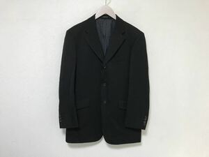  прекрасный товар подлинный товар Takeo Kikuchi TAKEOKIKUCHI шерсть tailored jacket мужской бизнес сшитый костюм чёрный черный M сделано в Японии 