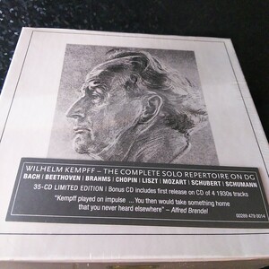 u（未開封）35CD（34CD+Bonus）ヴィルヘルム・ケンプ・ソロ・レパートリー　Kempff The Solo Repertoire