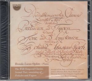 [2CD-R/Sterling]バッハ:平均律クラヴィーア曲集第2巻BWV.870-893/ブレンダ・ルーカス・オグドン(p) 2018