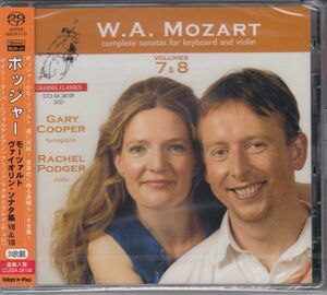 [2SACD/Channnel]モーツァルト:ヴァイオリン・ソナタ第11番変ホ長調K.26&幻想曲ハ短調K.396他/R.ポッジャー(vn)&G.クーパー(p) 2008.4他