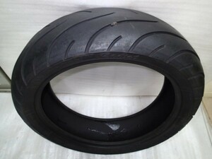 ミシュラン　Michelin　パイロットロード２　PILOTROAD2　180/55ZR17 M/C 73W　リアタイヤ　パンク修理痕有　中古品