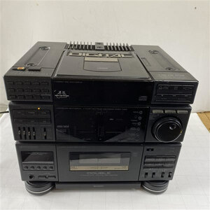 SHARP sharp CD radio-cassette CD-X20 one body mini component double cassette Junk 