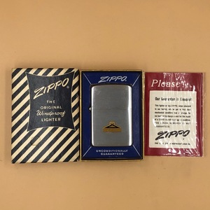 【未使用デッドストック】1957年製　ジッポー ZIPPO　SWECO　青箱　キャンディーボックス　インストラクション
