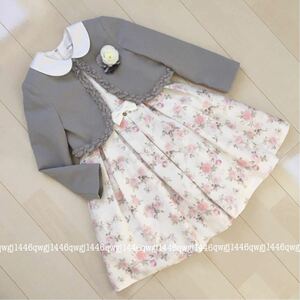 CHOPIN ensemble suit 3 point set 130cm formal One-piece floral print .. type go in . type presentation wedding The Seven-Five-Three Festival girl woman . Kids sho bread 