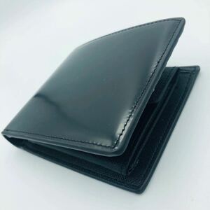 二つ折り 財布 メンズ 大容量 コンパクト 本革 高級感 カード入れ ブラック カードケース 本革 小銭入れ 二つ折り財布