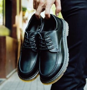 [25.0cm]9666A* new goods men's oxford shoe thickness bottom race up fashion . left right .. not casual holiday style 