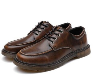 [25.0cm]9666B* new goods men's oxford shoe thickness bottom race up fashion . left right .. not casual holiday style 