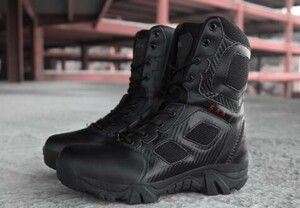 [26.0cm]068B* новый товар мужской милитари ботинки уличный альпинизм обувь Survival страйкбол боковой Zip модель 