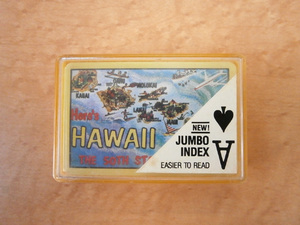 未使用品 ハワイ HAWAII THE 50TH STATE トランプ 香港製