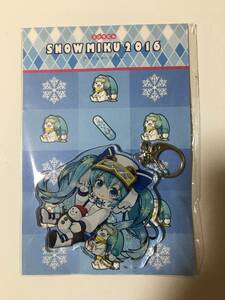 【激レア、新品】SNOWMIKU2016　コロコロうどん　アクリルキーホルダー　　雪ミク　初音ミク