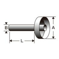 【BLITZ/ブリッツ】 ニュルS セパレートサイレンサー 外径φ (A)110.5 内径φ (B)50.8 長さ (L)40mm [MP2104]_画像2