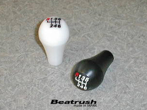 [LAILE/ Laile ] Beatrushjula navy blue * shift knob Type-D M10×1.25P φ40mm Black 6 speed shift (1-6R) [A91012B-D6R]