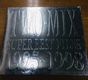 ■TWO-MIX SUPER BEST FILES 1995〜1998 初回限定盤 スリーブケース仕様 豪華特製ジャケットデザイン集 新機動戦記ガンダムW ※追跡あり