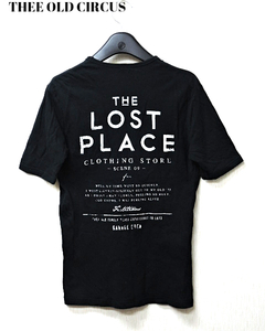 1 ￥11,000【THEE OLD CIRCUS ジオールドサーカス Lost World ダブルガーゼコットン Lost プリントTシャツ [8291] BLACK 黒 ブラック】