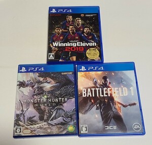PS4　激安ソフト　３本セット