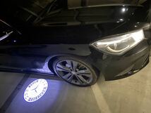 ベンツ CLA GLA LED ドアミラー 下 ロゴ ランプ 照明 イルミネーション 足元 ウェルカムライト フロント 左右セット A B C E S クラス_画像1