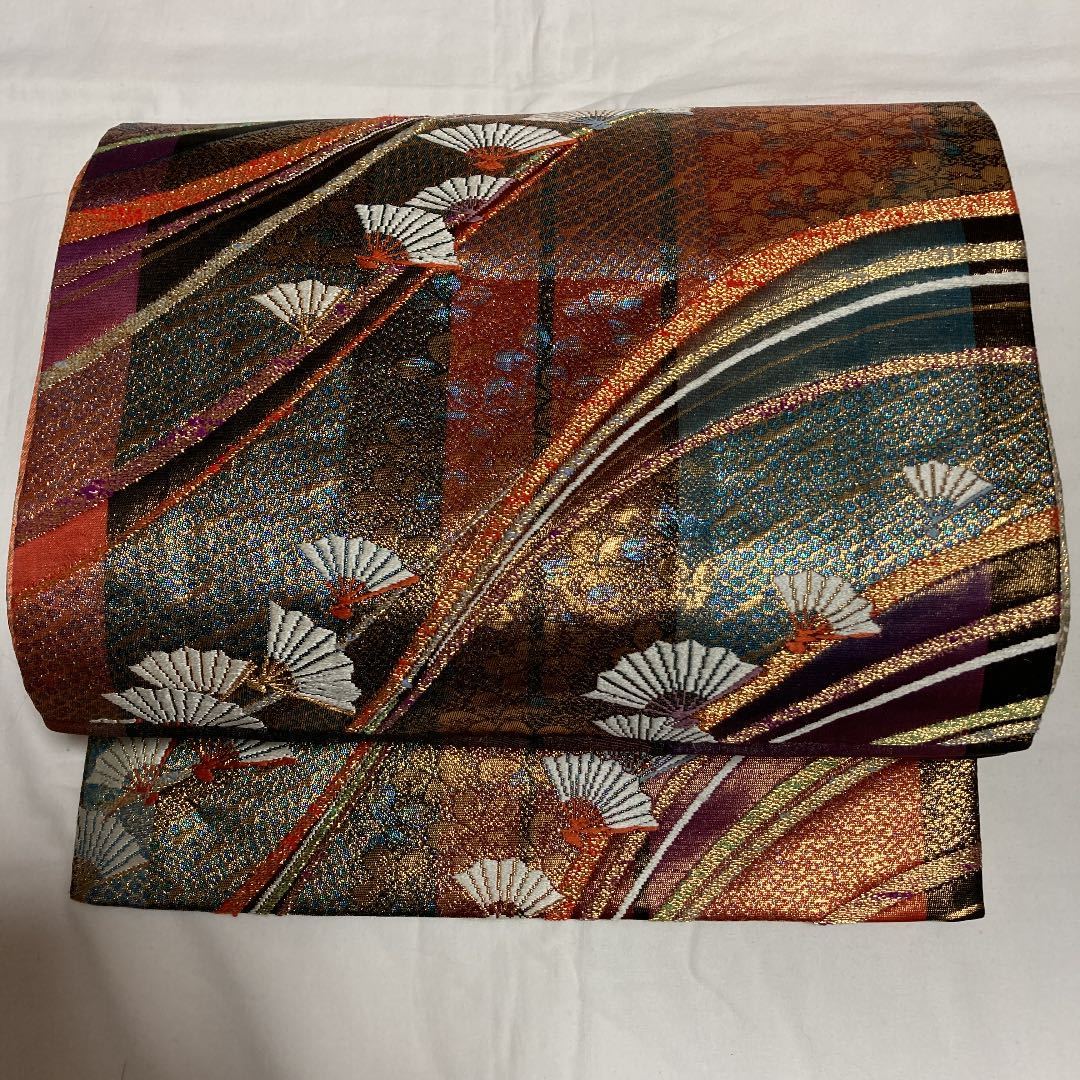 単衣にも 日本の絹 純国産 新品 西陣織袋帯 【月の兎】浅山織物 fuboru