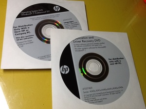 HP 4340s 4341s 4440s 4441s 4540s 4740s 用リカバリDVD ＠未開封2枚組@ Windows8 Pro 