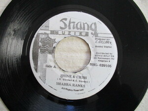 SHABBA RANKS 7！SHINE & CRISS♪BA BA BOOM♪, JA 7インチ EP 45