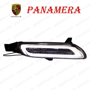 Porsche Panamera турбо модель 970M48A 970M48TA ~'13 правый LED дневной свет противотуманая фара 97063108301 97063108302 97063108303