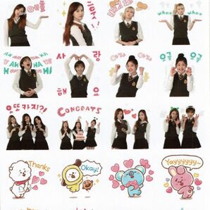 韓国 K-POP ステッカー シール TWICE A