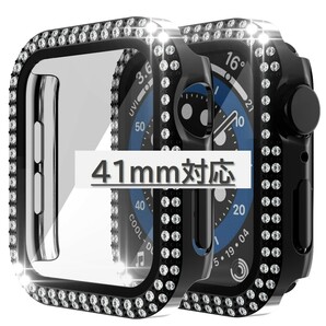 Apple Watch 2周ダイヤカバー 41mm対応 ブラック
