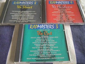 【HR07】 ミドル・コンピ 《Rapmasters - Vol. 3 / 8 / 9》
