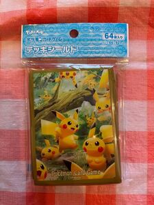 ポケモンカード デッキシールド スリーブ ピカチュウの森 ver.2