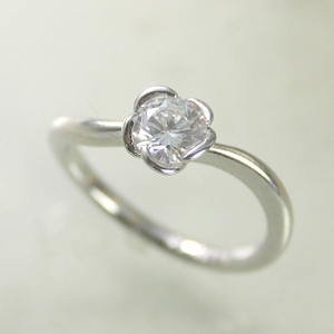 婚約指輪 安い プラチナ ダイヤモンド リング 1.0カラット 鑑定書付 1.066ct Fカラー SI2クラス VGカット CGL