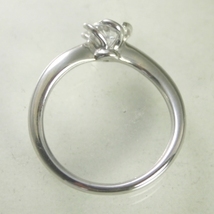 婚約指輪 安い プラチナ ダイヤモンド リング 1.0カラット 鑑定書付 1.000ct Eカラー SI2クラス EXカット CGL_画像2