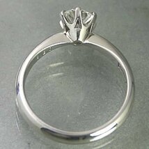 婚約指輪 安い プラチナ ダイヤモンド リング 0.3カラット 鑑定書付 0.34ct Dカラー IFクラス 3EXカット GIA_画像2