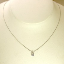 ダイヤモンド ネックレス プラチナ 一粒 1.0ct 鑑定書付 1.005ct Gカラー SI2クラス EXカット CGL_画像2