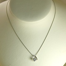 ダンシングストーン ダイヤモンド ネックレス 一粒 0.5ct 鑑定書付 0.53ct Dカラー VVS1クラス 3EXカット GIA_画像2