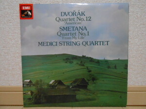 英HMV ASD-3694 メディチSQ ドヴォルザーク 弦楽四重奏曲第12番 アメリカ オリジナル盤