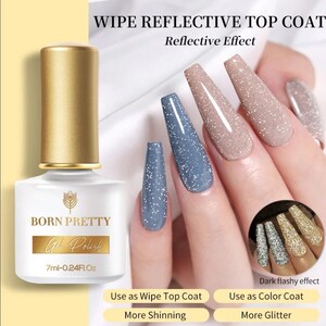 BORNPRETTY リフレクティブトップコート 反射ネイル