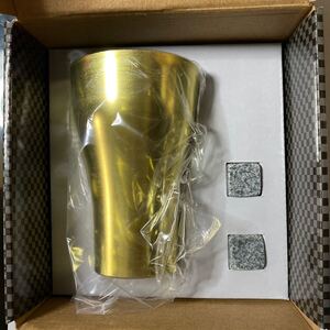 ギフト箱入タンブラーセット タンブラー&溶けない氷2個 (大理石アイスストーン) 付