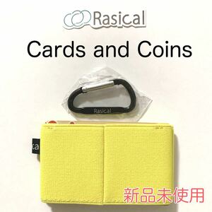 【新品未使用】Rasical カードケース ニルウォレット イエロー ミニ財布