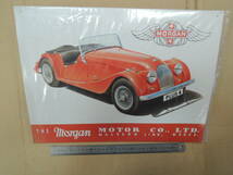 モーガン　MORGAN　イギリス製看板　約40cm×約30cm　ガレージに　_画像1