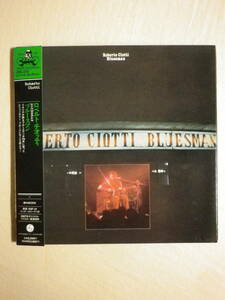 紙ジャケ仕様 『Roberto Ciotti/Bluesman(1979)』(2007年発売,POCE-1190,2nd,国内盤帯付,歌詞対訳付,ブルース,イタリア)