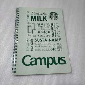 新品 スタバ 25周年 キャンパスリングノート ライトグリーン Starbucks 25th Greener Coffee Set 2021 夏の福袋 ノート campus コクヨ