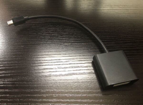 Mini DispLay/ThunderboltPort DVI変換アダプタ