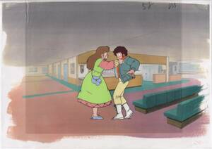  Urusei Yatsura цифровая картинка 6 # высота .. прекрасный . исходная картина анимация иллюстрации установка материалы античный 