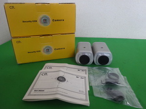 6680* unused goods security camera H.R. Color CCD camera KPC2612N/NL 2 point set present condition goods 