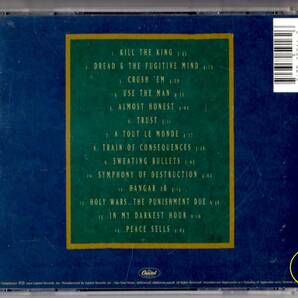 Used CD 輸入盤 メガデス Megadeth『キャピトル・パニッシュメント:ザ・メガデス・イヤーズ』傷有り- Capitol Punishment (2000年)全14曲の画像2
