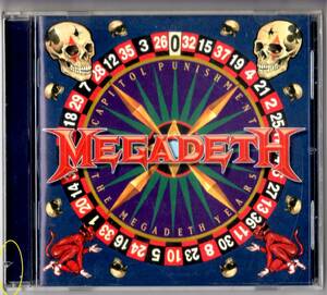 Used CD 輸入盤 メガデス Megadeth『キャピトル・パニッシュメント:ザ・メガデス・イヤーズ』傷有り- Capitol Punishment (2000年)全14曲